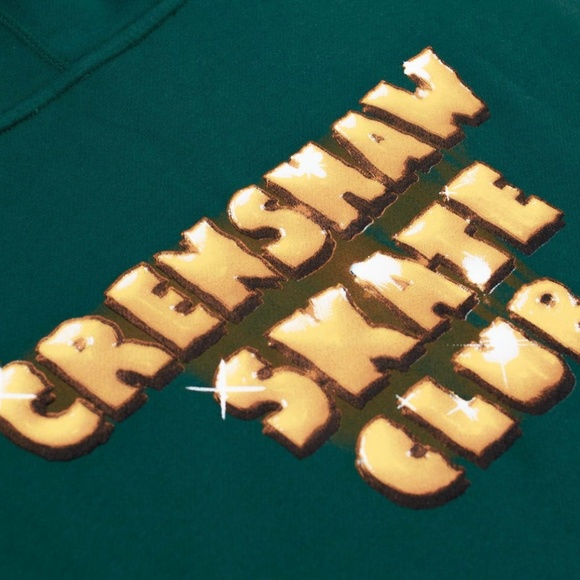 CRENSHAW SKATE CLUB BLING OG LOGO HOODIE IN BLACK - Picture 4 of 11